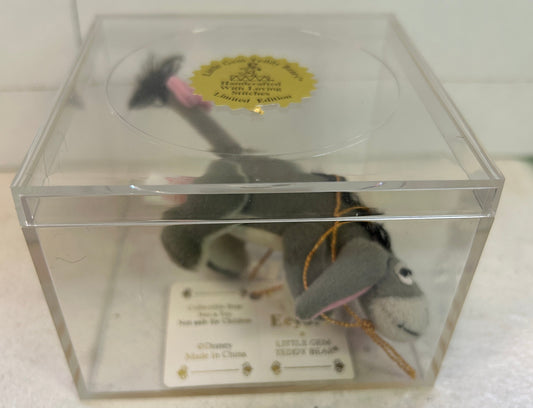 Limited Edition Little Gem Teddy Bear EEYORE in Display Box - 1999 - Winnie the Pooh