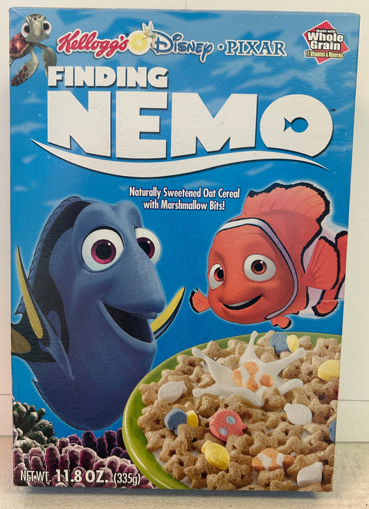 Finding NEMO 2004 Kellogg's Cereal Box - Dory - Pixar