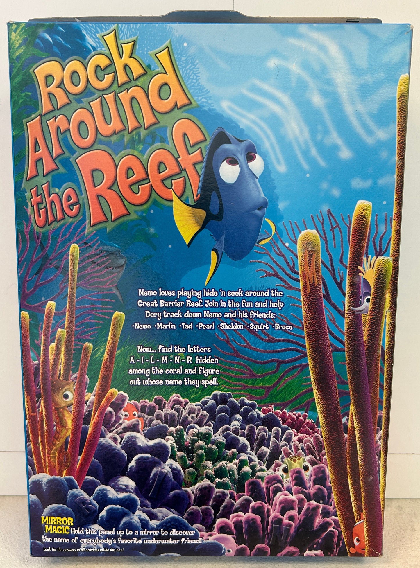 Finding NEMO 2004 Kellogg's Cereal Box - Dory - Pixar