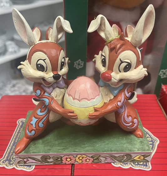 Chip n Dale Mischievous Bunnies - Jim Shore Disney Traditions