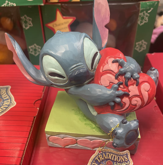 Stitch "Heart Struck" Jim Shore Disney Traditions - Lilo & Stitch