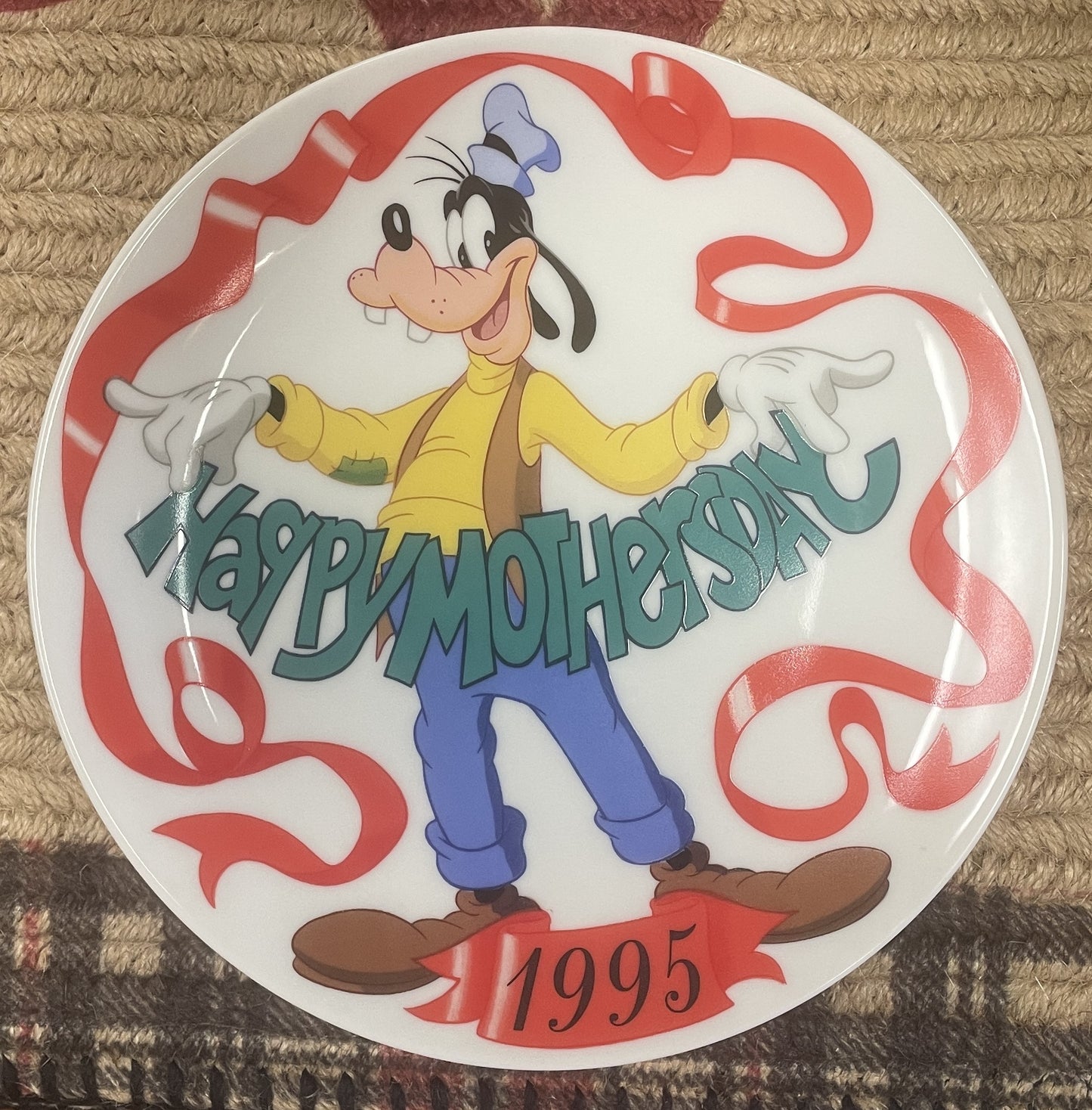 1995 Mother's Day Plate - Goofy - Grolier Collectibles