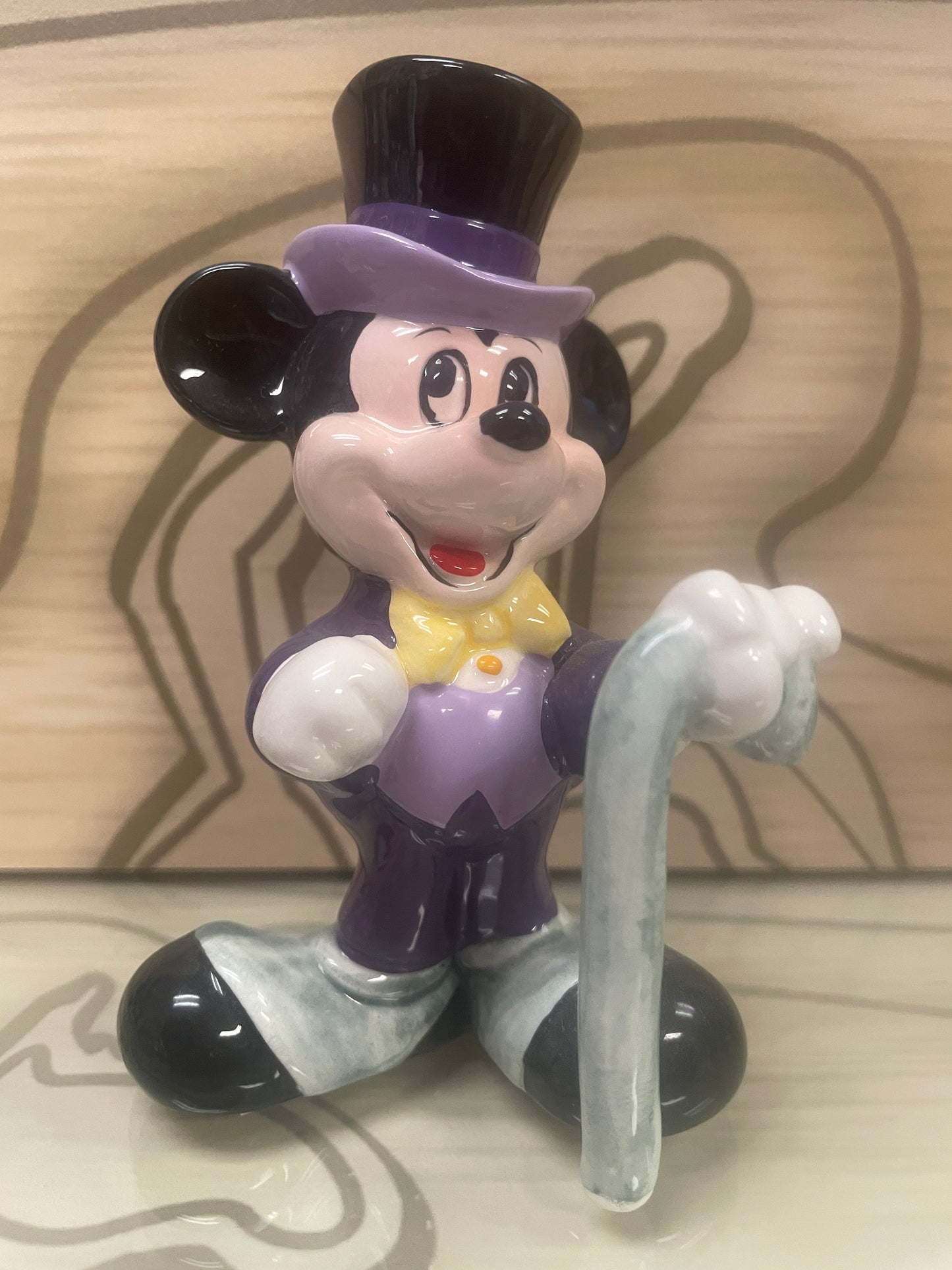 Mickey Mouse 4" Ceramic Statue / Figurine  - In Tuxedo - From 1987