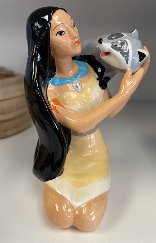 POCAHONTAS with MEEKO ceramic statue