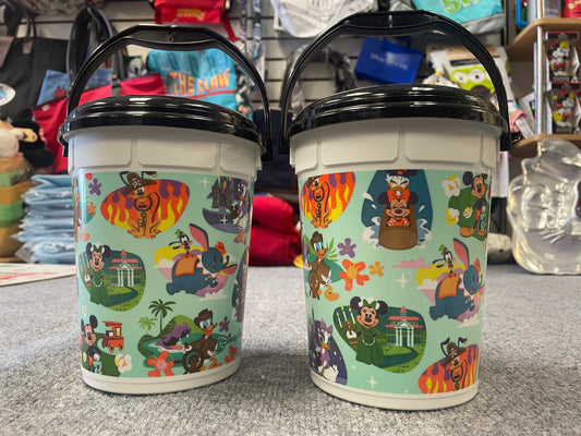 DISNEYLAND Disney Parks Magic Kingdom Ride Popcorn Bucket - Brand New - Never Used