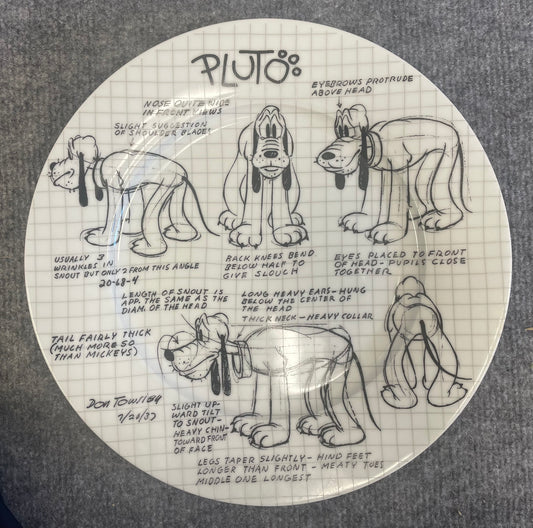 PLUTO 10.5" Plate - Sketch Model Board Drawings