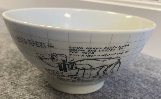 PLUTO 5.5" Bowl - Sketch Model Board Drawings