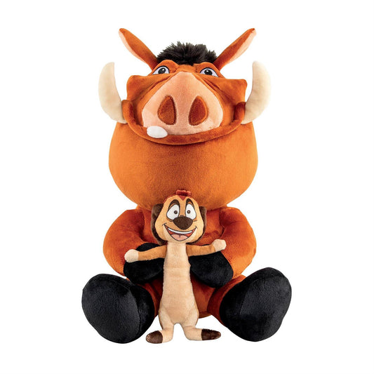 Pumbaa & Timon 16" Huggable Action Shake Plush - The Lion King
