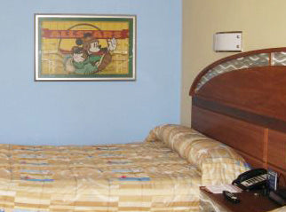 Mickey Mouse Touchdown Artwork - Walt Disney World All-Star Sports Resort