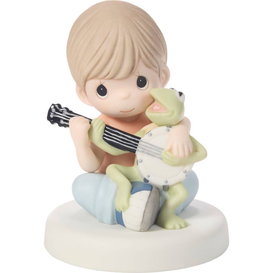Music Is What Friendship Sounds Like Disney The Muppets Kermit the Frog - Precious Moments