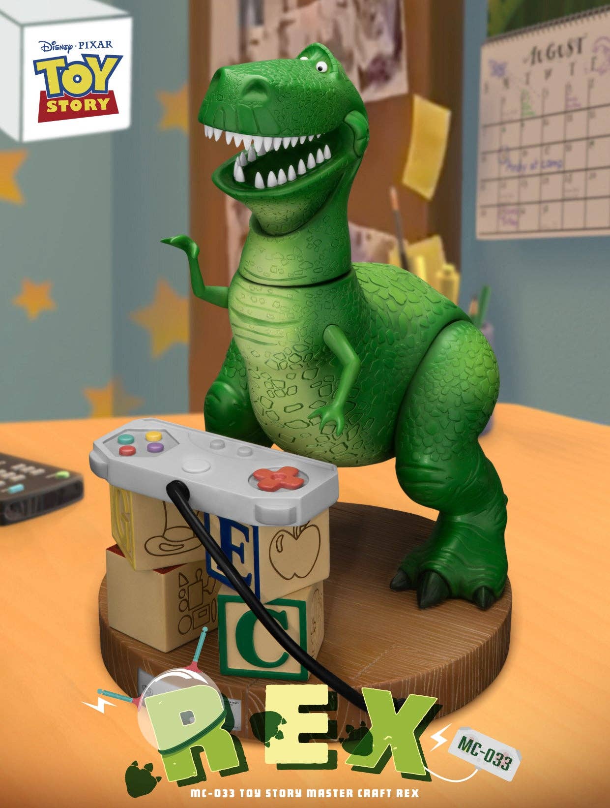 Toy Story Master Craft Rex Table Top Statue