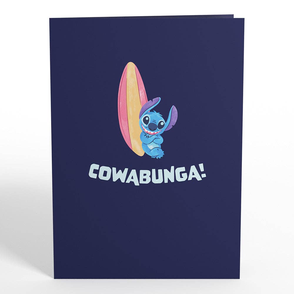 Disney's Stitch Cowabunga Birthday 5''x7'' Card