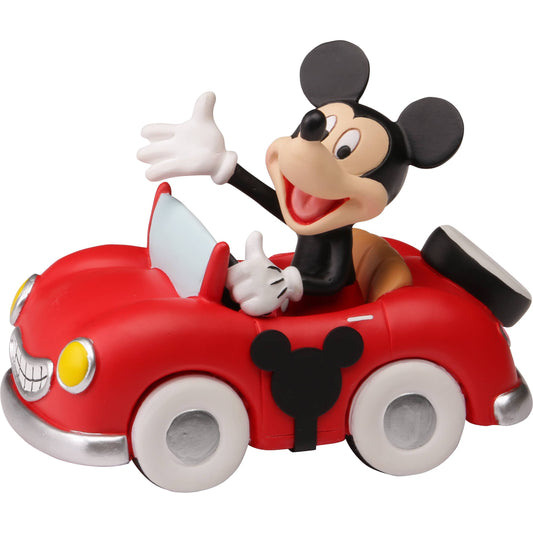 Disney Collectible Parade Mickey Mouse Car Figurine - Precious Moments