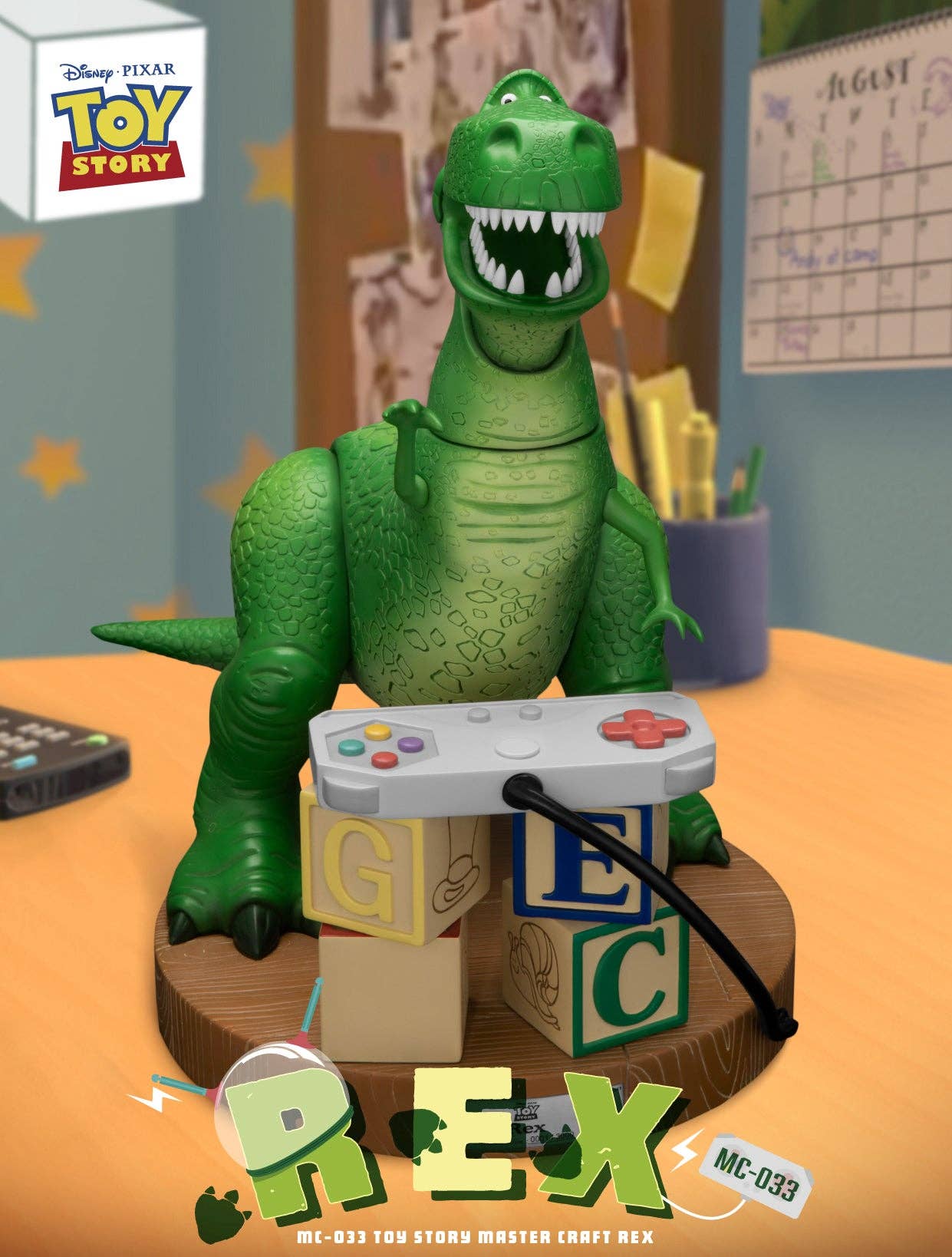 Toy Story Master Craft Rex Table Top Statue