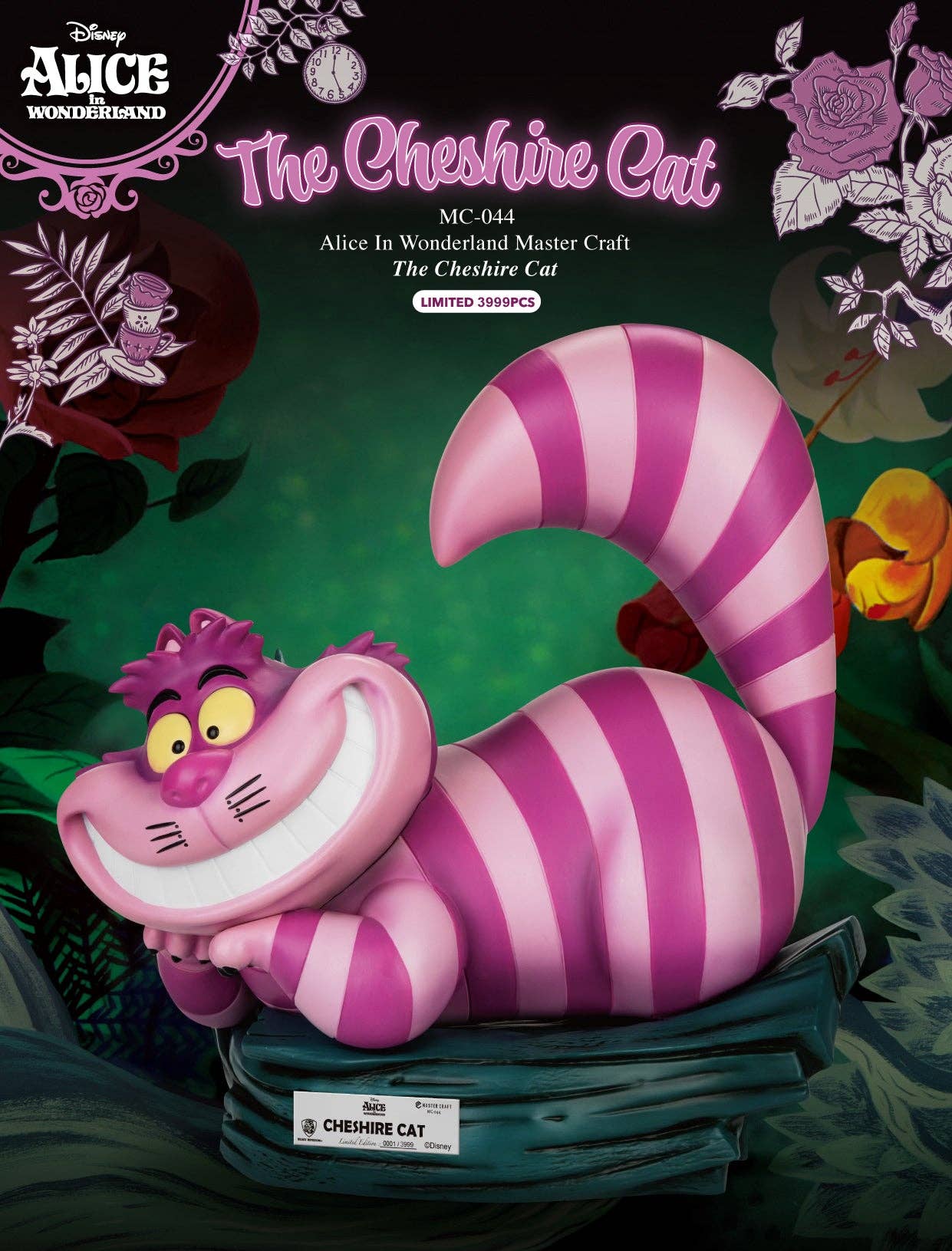 Alice In Wonderland Cheshire Cat Master Craft Table Top Statue