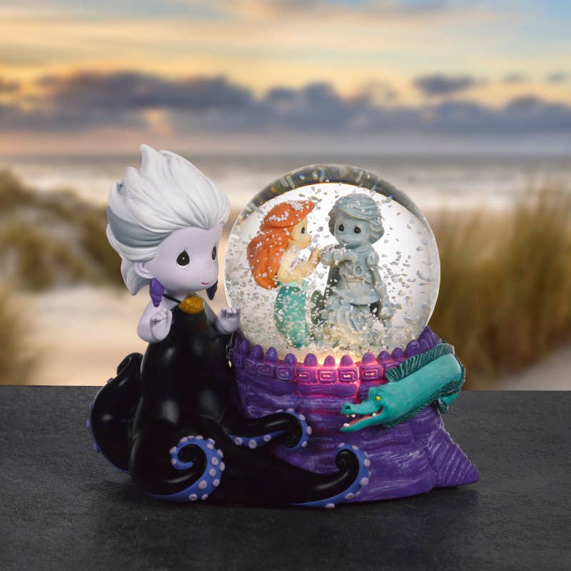 Make Waves In The Sea Disney The Little Mermaid Musical Snow Globe - Precious Moments