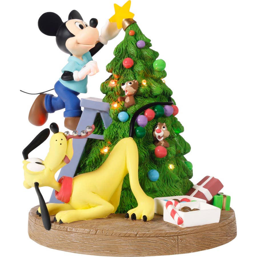 Bring Home The Holiday Cheer Disney - Mickey Mouse & Pluto - Precious Moments