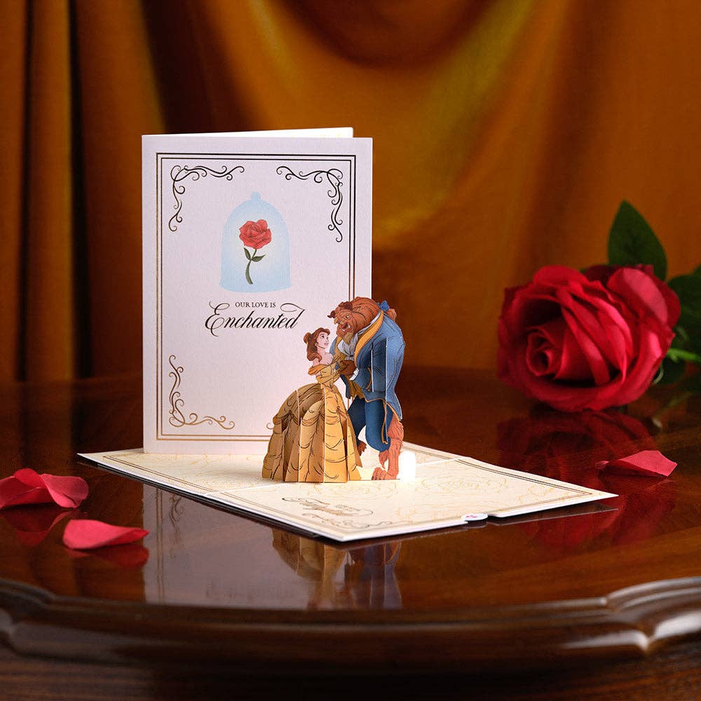 Disney's Beauty and The Beast Enchanted Love 5''x7'' Card