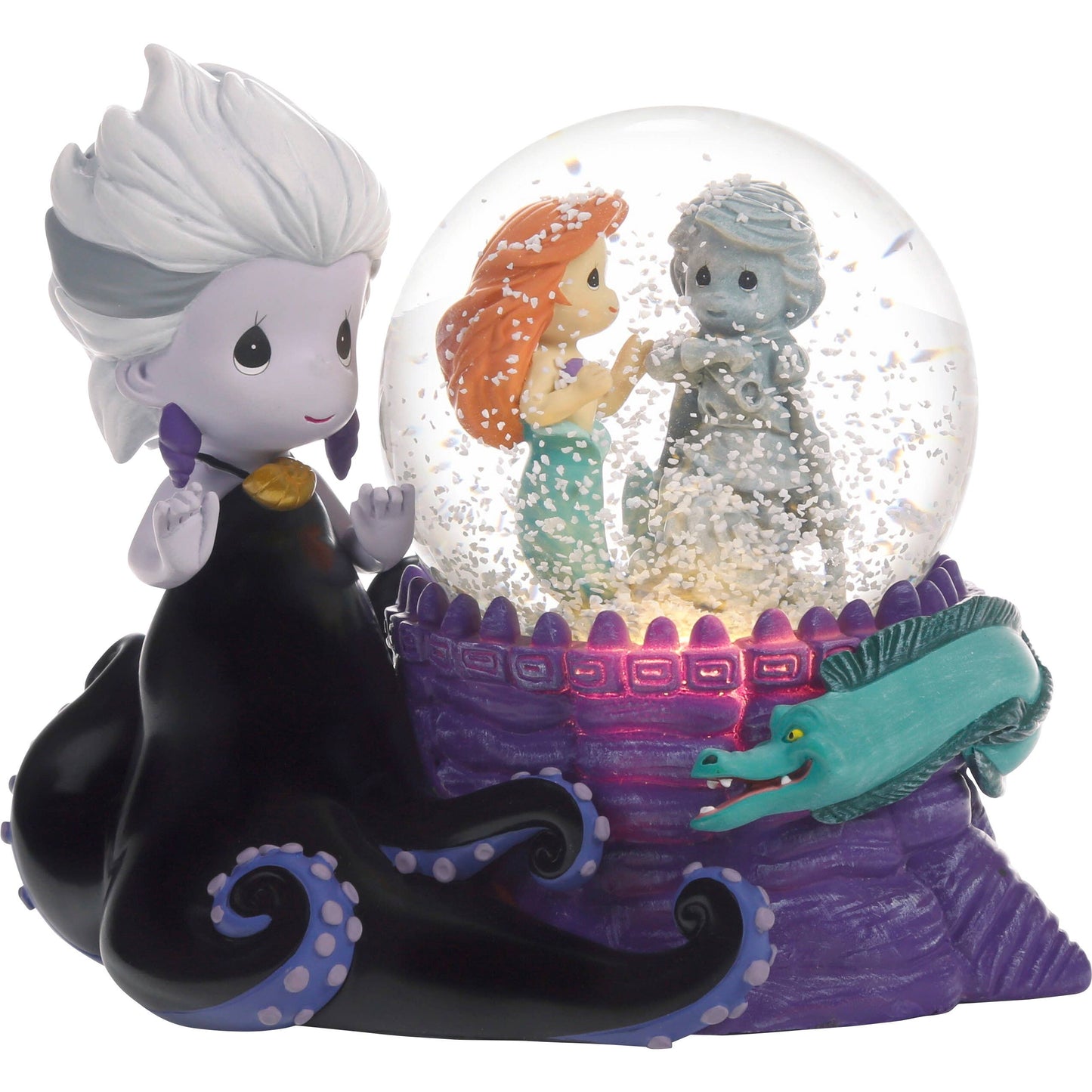 Make Waves In The Sea Disney The Little Mermaid Musical Snow Globe - Precious Moments