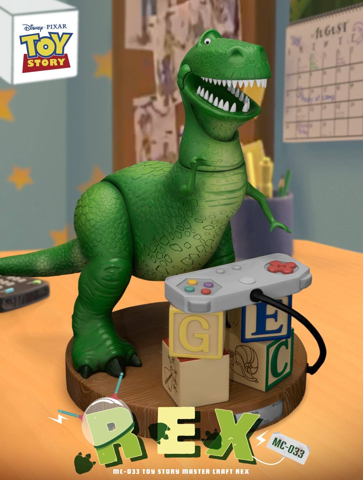 Toy Story Master Craft Rex Table Top Statue