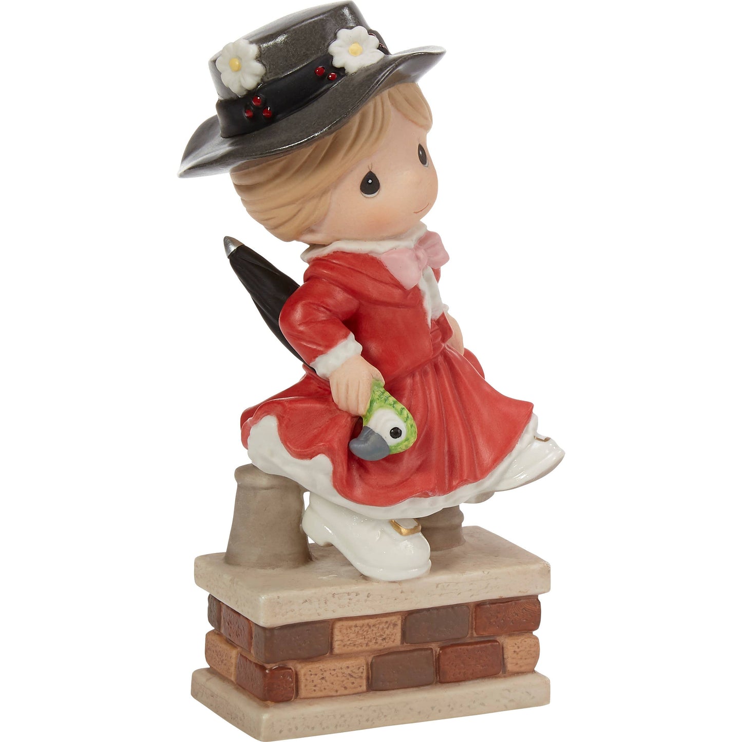 Mary Poppins In Red Dress Figurine Precious Moments Disney