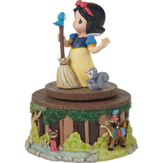 Disney Snow White and Forest Friends Rotating Musical - Precious Moments