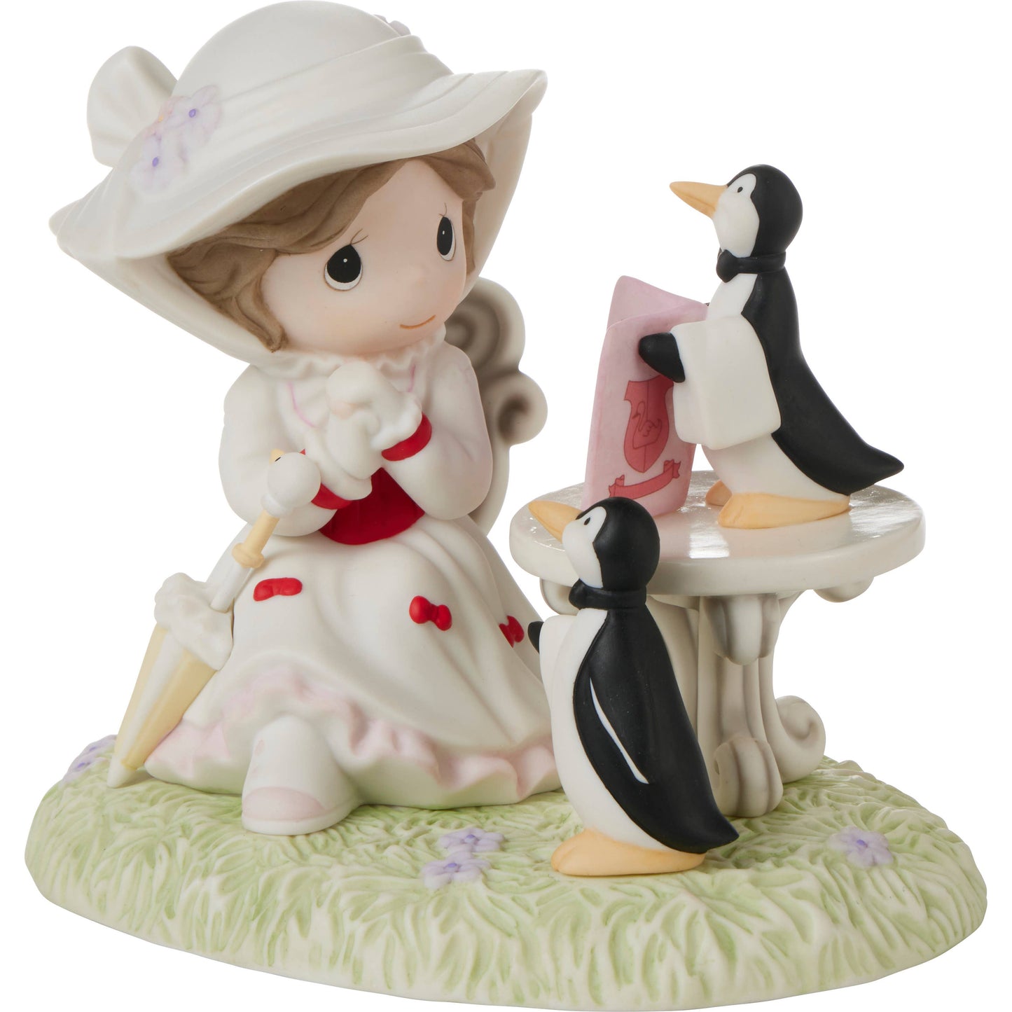 Mary Poppins with Penguins Figurine Precious Moments Disney