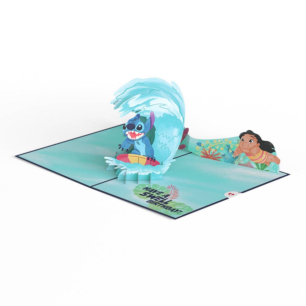Disney's Stitch Cowabunga Birthday 5''x7'' Card