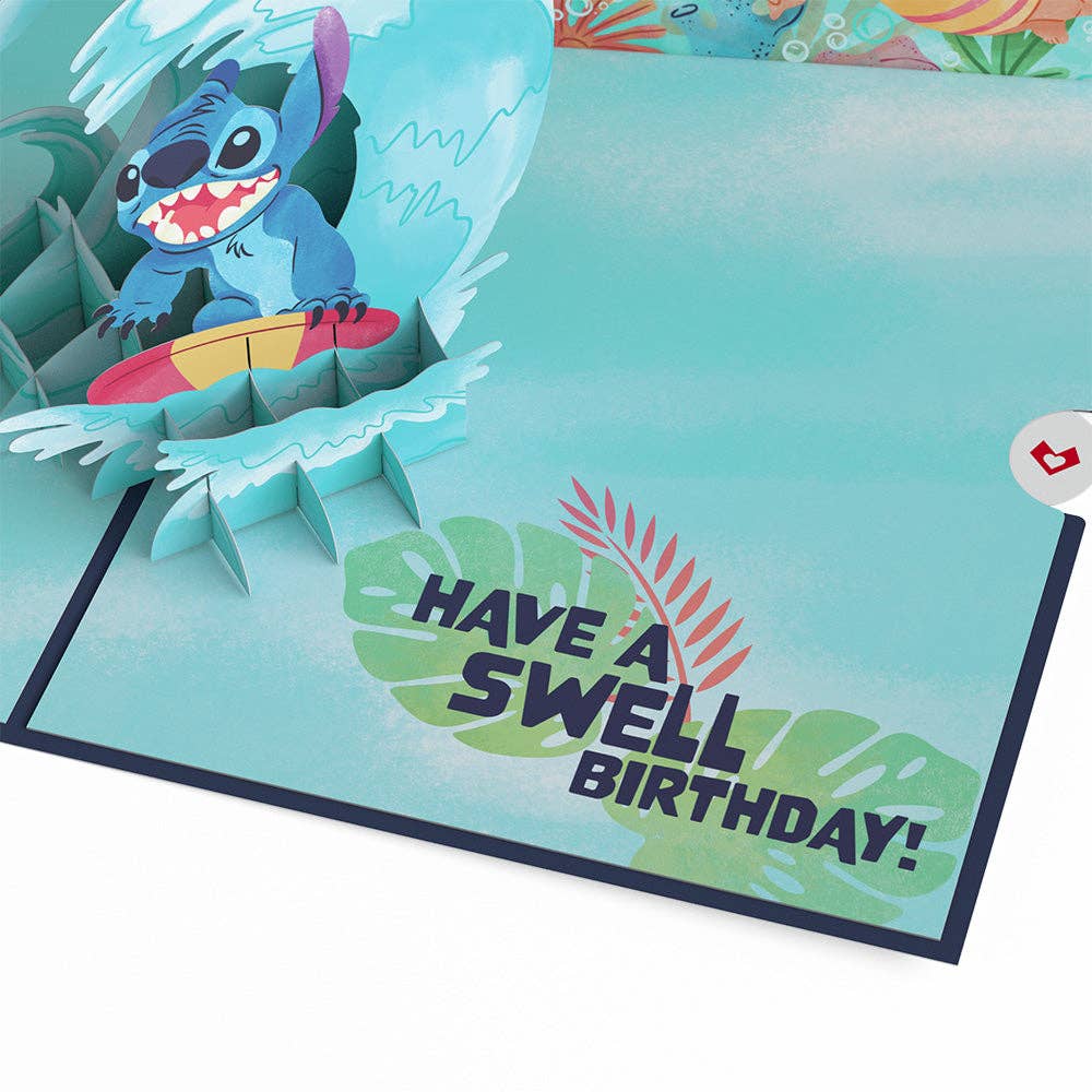 Disney's Stitch Cowabunga Birthday 5''x7'' Card