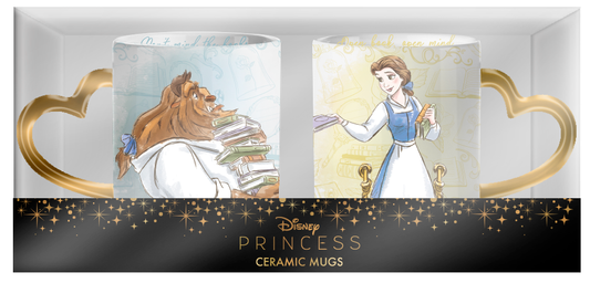 Disney Princess Belle 2pc 14oz Mug Set