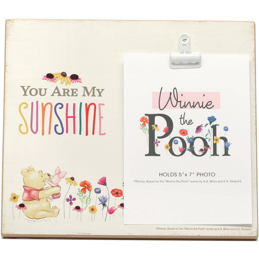 Disney Winnie The Pooh - You Are My Sunshine - Wood Photo Clip Frame