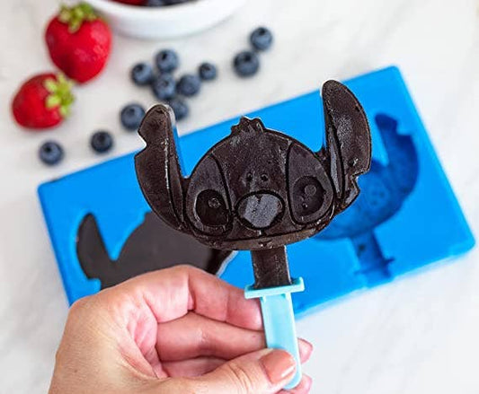 Lilo and Stitch Faces with Flowers Boxed 2pc Popsicle Maker