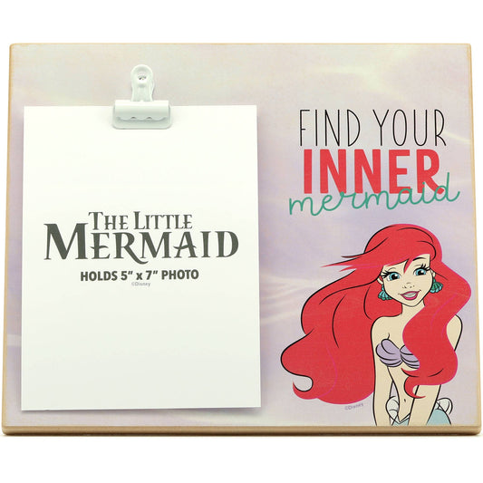 Disney The Little Mermaid Ariel Inner Voice - Wood Photo Clip Frame