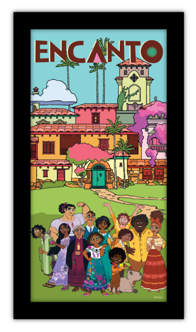 Disney Encanto Gel Coat  10" x 18" Framed MDF Wall Art