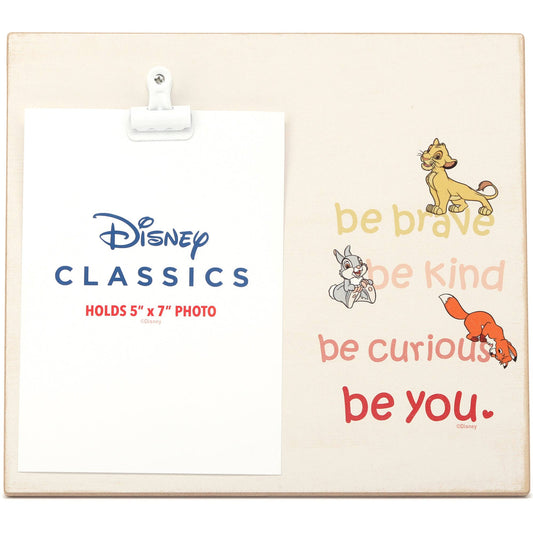 Disney Simba Thumper Tod - Wood Photo Clip Frame - Lion King Fox & the Hound Bambi